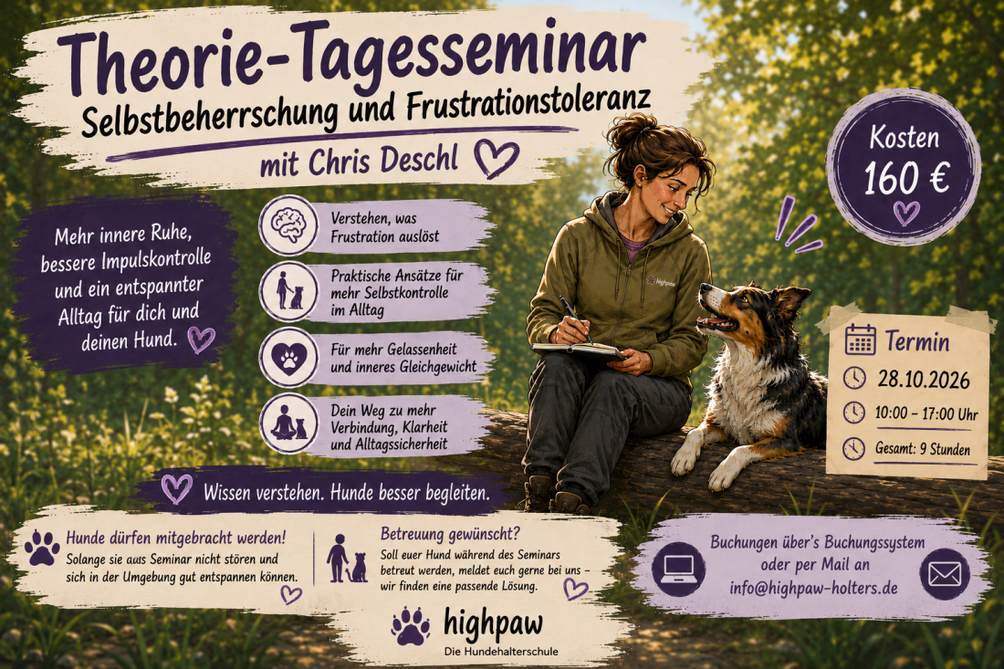 Selbstbeherrschung & Frustrationstoleranz – Theorietagesseminar mit Chris Deschl